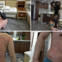 【彼岸花】大皮靴超暴力剁踩，暴力鞭打